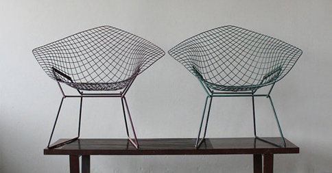 g&v architectural furniture _Bertoia Diamond Chair po7