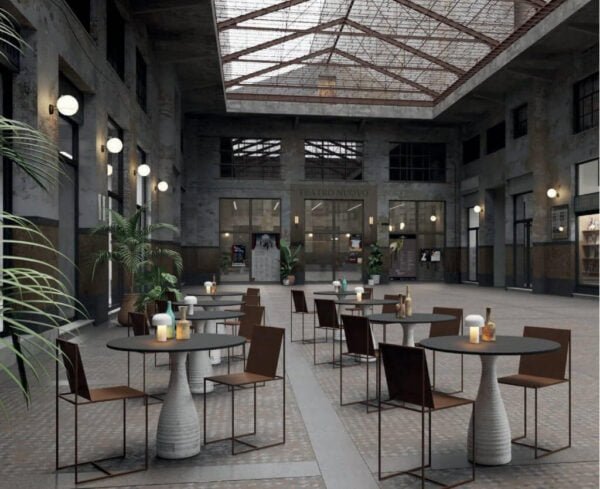 restaurant with chairs