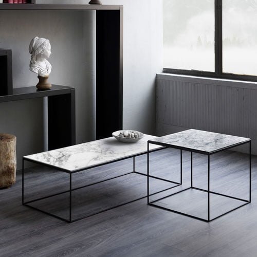 Slim marble low tables-f1