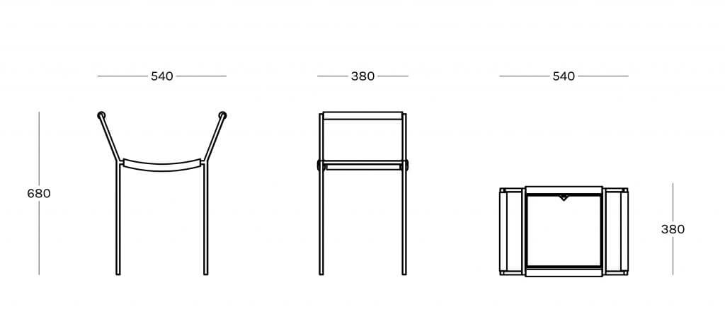 savonarola chair dimensions