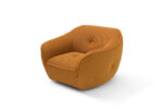orange armchair bepop