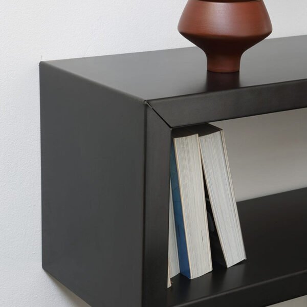 λεπτομέρεια irony wall rack σε μαύρο