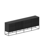 isotta sideboard μαύρος μπουφές