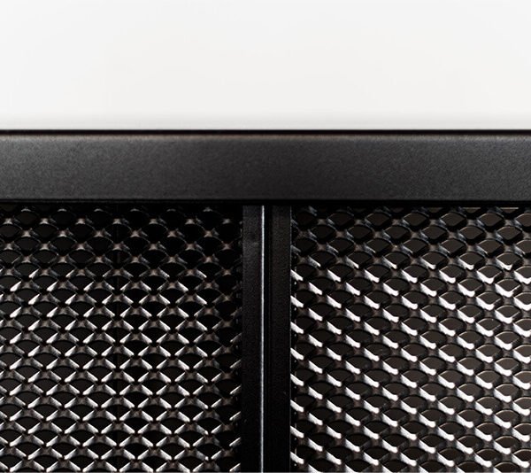 isotta sideboard μαύρος μπουφές σε λεπτομέρεια