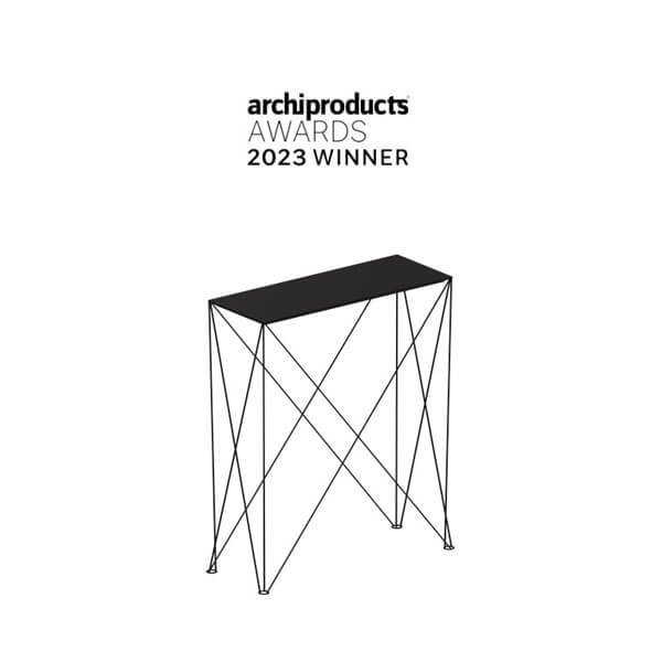 light star console κονσόλα σε μαύρο με διακλαδώσεις στα πόδια