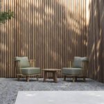 Gescova Σετ καναπέδες εξωτερικού χώρου απο teak.