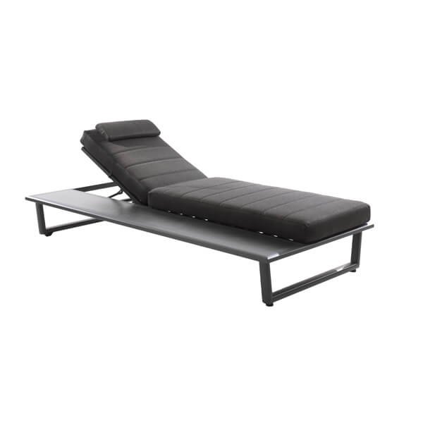 barcelona sun lounger black