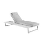 BARCELONA sun lounger in white
