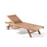 oxford sun lounger teak