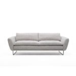 bliss καναπές λευκός σε ύφασμα