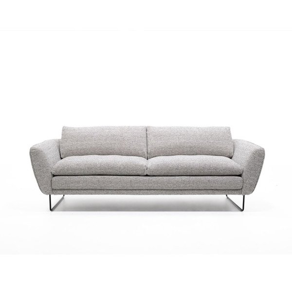 bliss καναπές λευκός σε ύφασμα