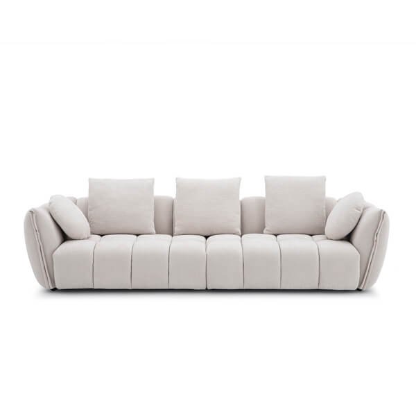 eros καναπές σε λεύκο ύφασμα