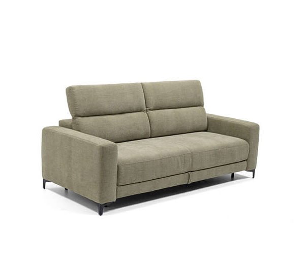 zoomy διθέσιος καναπές σε γκρι-μπεζ χρώμα , πλαϊνή λήψη